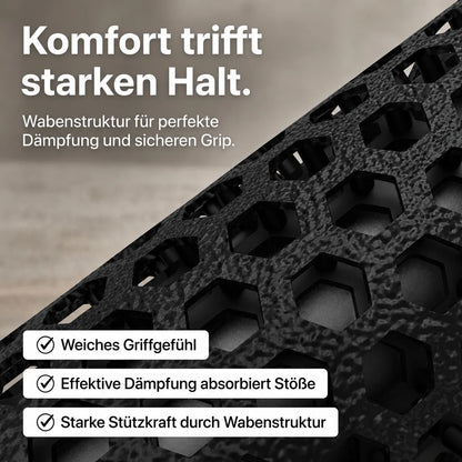 3D-gedruckte ergonomische Fahrradgriffe mit Wabenstruktur – sicherer Halt, weicher Grip & effektive Stoßdämpfung