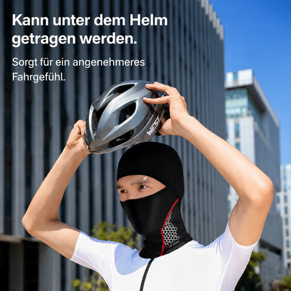 Sommer Fahrrad Sturmhaube atmungsaktiv – Balaclava bequem unter dem Fahrradhelm tragbar für mehr Komfort beim Radfahren
