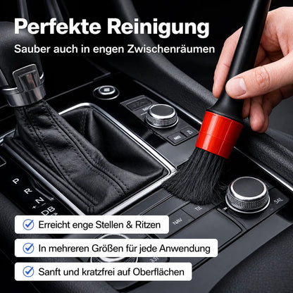 Auto Detailing Pinsel für Innenraumreinigung – sanfte und kratzfreie Reinigung von Mittelkonsole, Schaltern und engen Ritzen