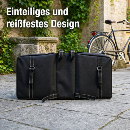 Fahrrad Doppeltasche für Gepäckträger mit einteiligem, reißfestem Design – robuste Transportlösung für Alltag und Tour