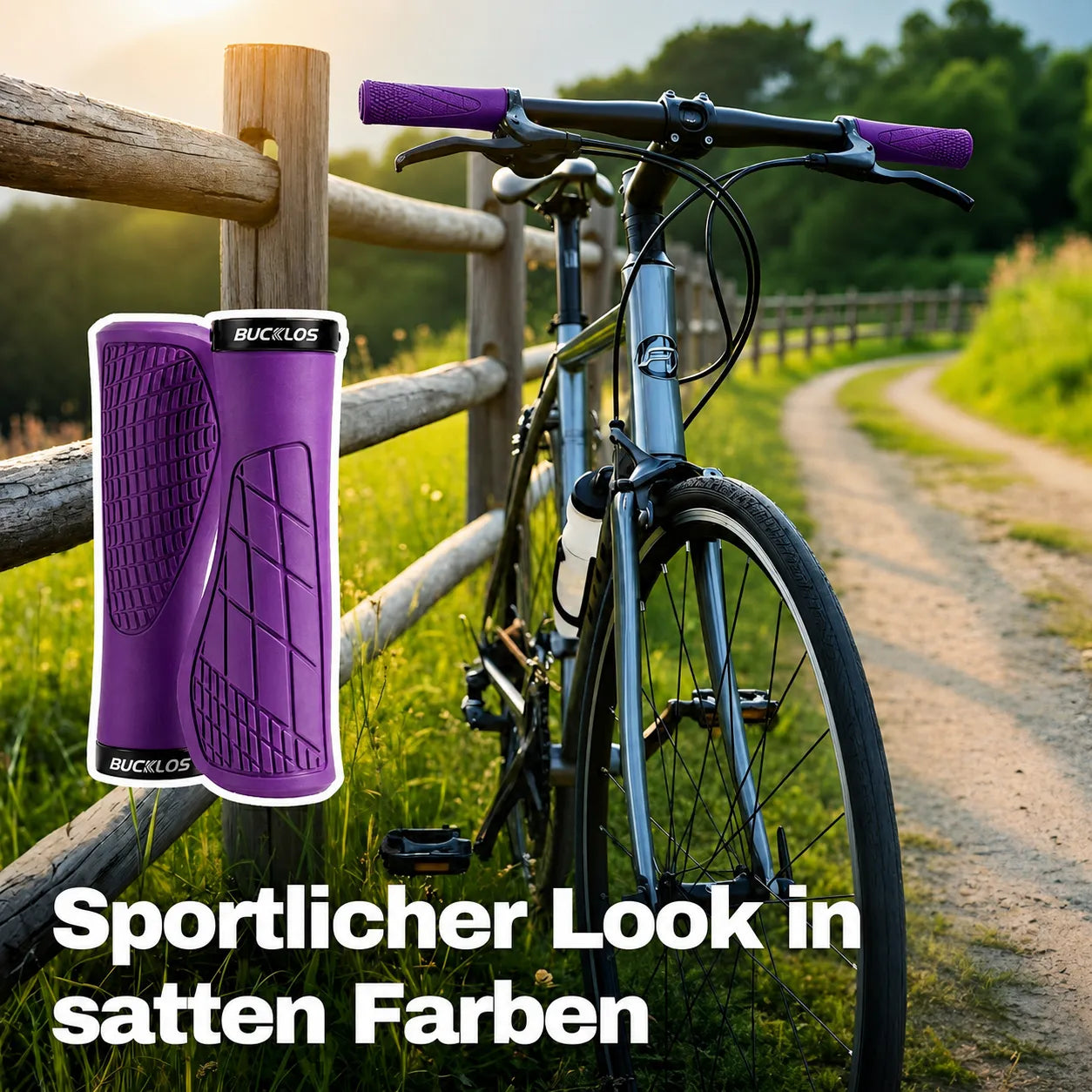 Ergonomische Fahrradgriffe in sportlichem Design – rutschfeste Lenkergriffe für mehr Komfort und Kontrolle beim Radfahren
