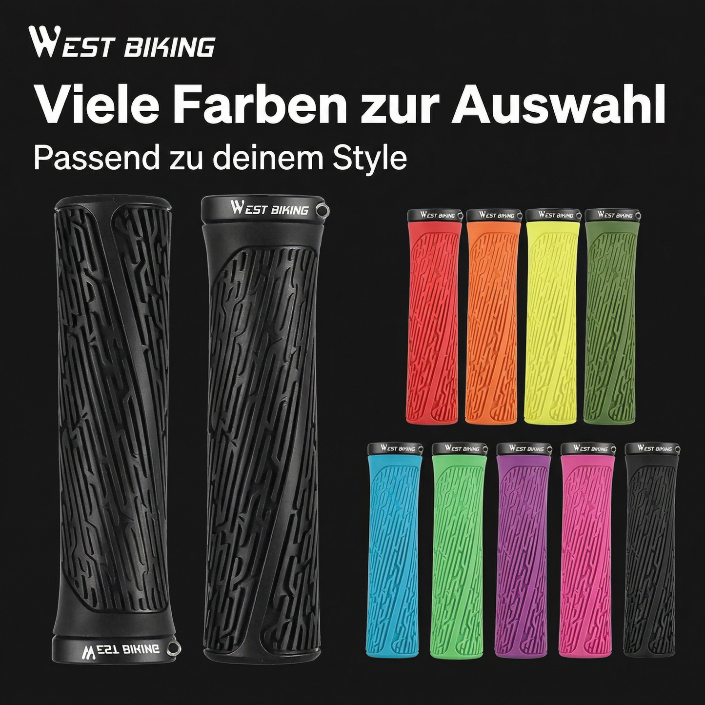 Ergonomische Fahrradgriffe antibakteriell pflegeleicht einfach zu reinigen
