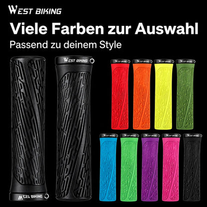 Ergonomisch geformte Fahrradgriffe in verschiedenen Farben – rutschfeste Lenkergriffe für komfortables und sicheres Radfahren