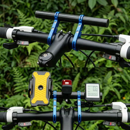 Fahrrad-Lenker-Verlängerung Carbon für Handy & Tacho: Mehr Platz, Übersicht & sicher montiert für dein Zubehör.