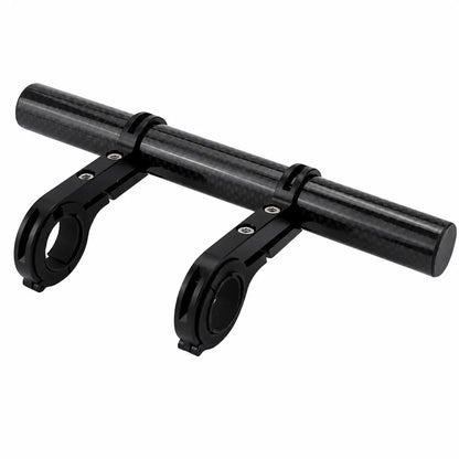 Fahrrad-Lenker-Verlängerung Carbon 20 cm in Schwarz: Mehr Platz & Übersicht. Sicher montiert für dein Bike-Zubehör.