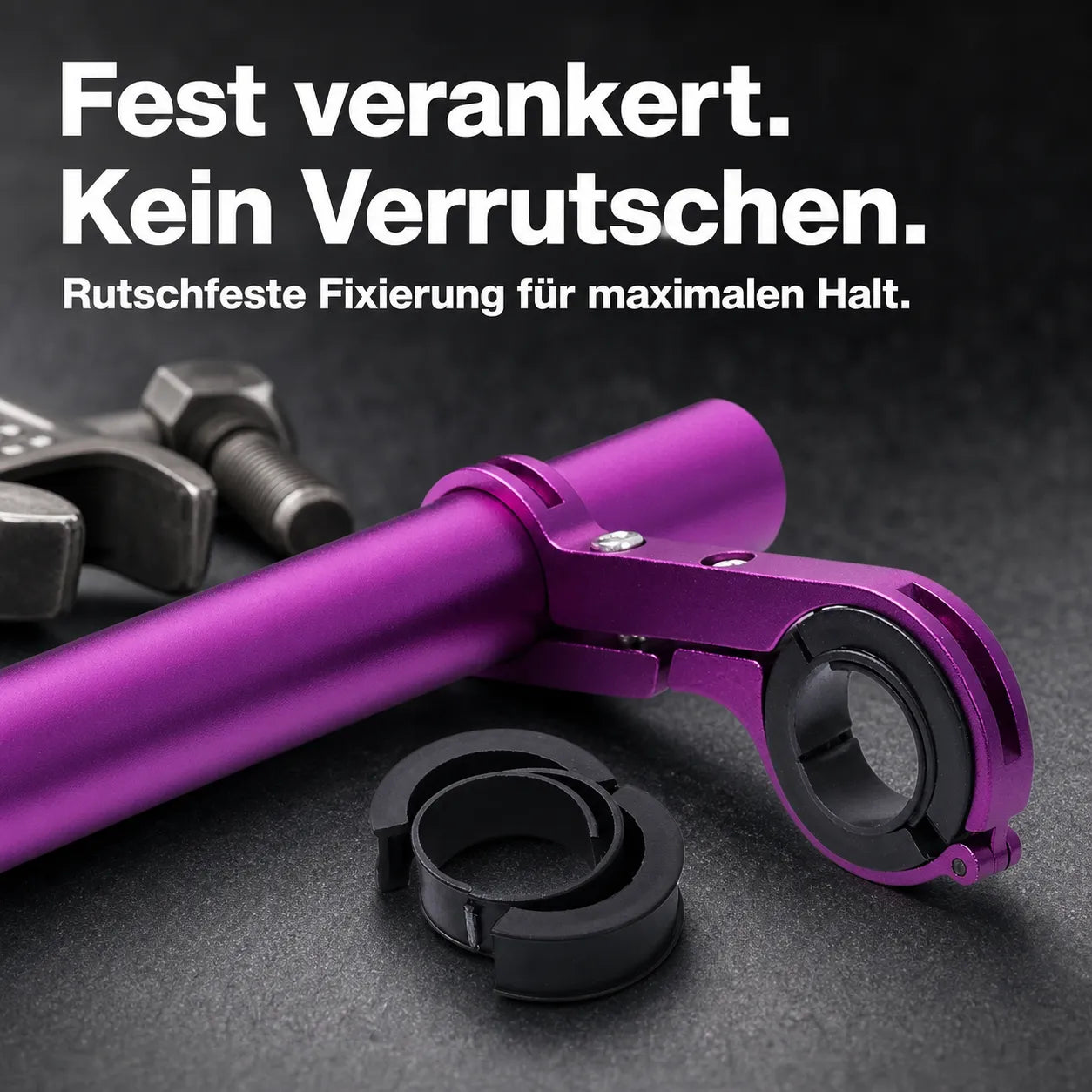 Fahrrad-Lenker-Erweiterung – rutschfeste Fixierung für maximalen Halt, mehr Platz & Übersicht am Lenker
