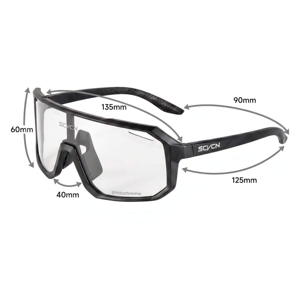 Fahrrad-Sportbrille Photochromic – Voller Schutz. Für jede Sicht. Maximaler Fokus.