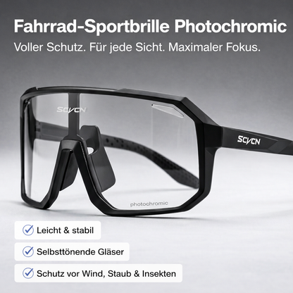 Fahrrad-Sportbrille Photochromic – Voller Schutz. Für jede Sicht. Maximaler Fokus.