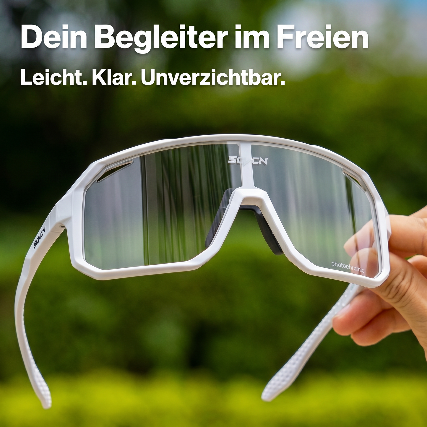 Fahrrad-Sportbrille Photochromic – Voller Schutz. Für jede Sicht. Maximaler Fokus.