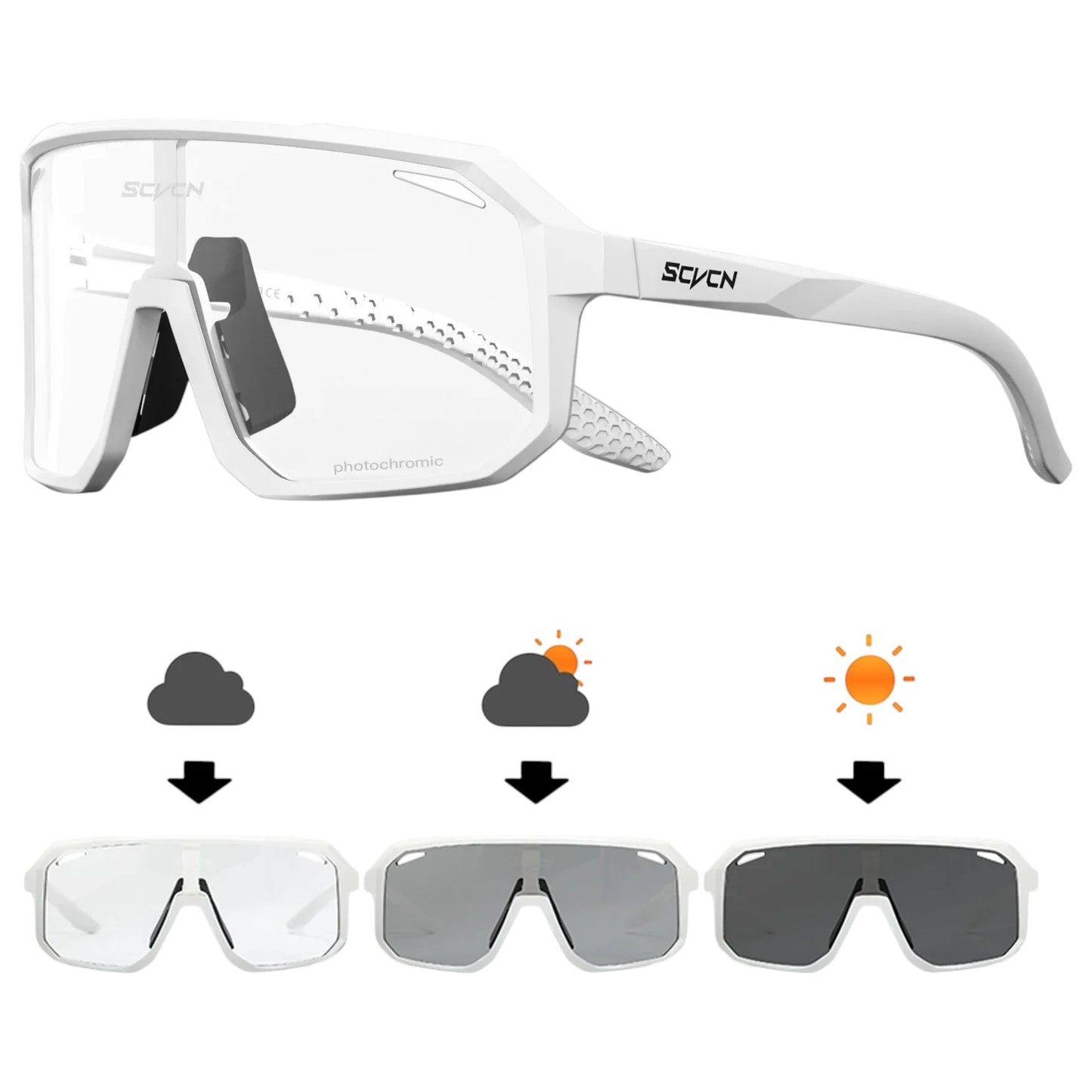 Fahrrad-Sportbrille Photochromic – Voller Schutz. Für jede Sicht. Maximaler Fokus.