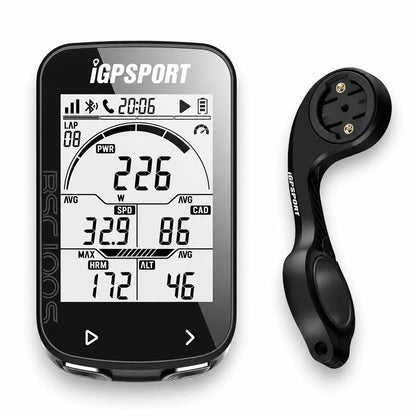 GPS-Fahrradcomputer mit Halterung, präziser Datenerfassung und übersichtlichem Display für jede Fahrt
