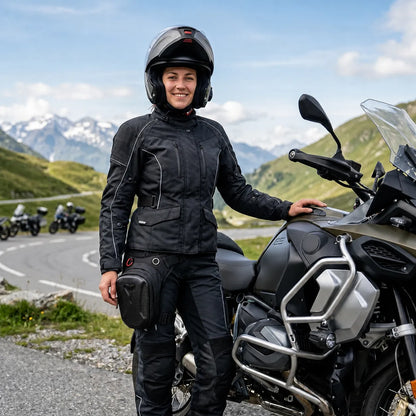 Hartschalen-Beintasche für Motorradfahrer, robust, sicher befestigt und ideal für Touren & Alltag