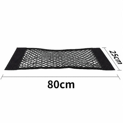 Kofferraum-Aufbewahrungsnetz aus Nylon 80x25 cm, dehnbar und extra breit für maximalen Stauraum im Auto