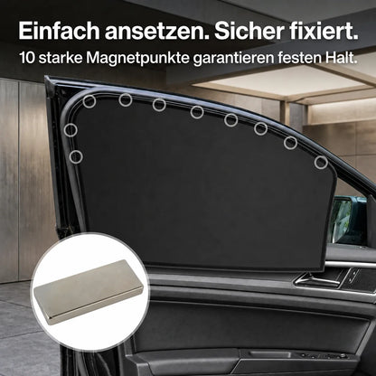 Magnetischer Auto-Sonnenschutz mit 10 starken Magneten – weniger Hitze, sicherer Halt & maximaler Schutz