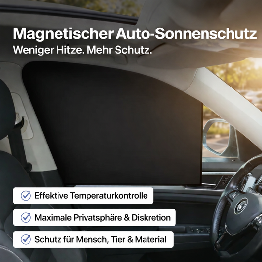 Magnetischer Auto-Sonnenschutz – Weniger Hitze. Mehr Schutz.
