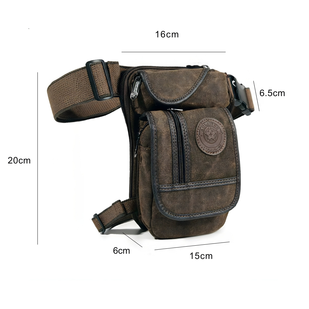 Motorrad-Beintasche – Körpernah. Beweglich. Jederzeit griffbereit.