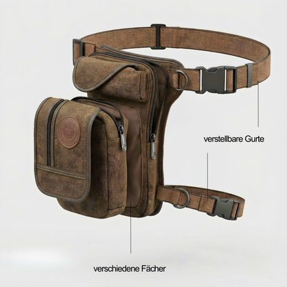 Motorrad-Beintasche – Körpernah. Beweglich. Jederzeit griffbereit.