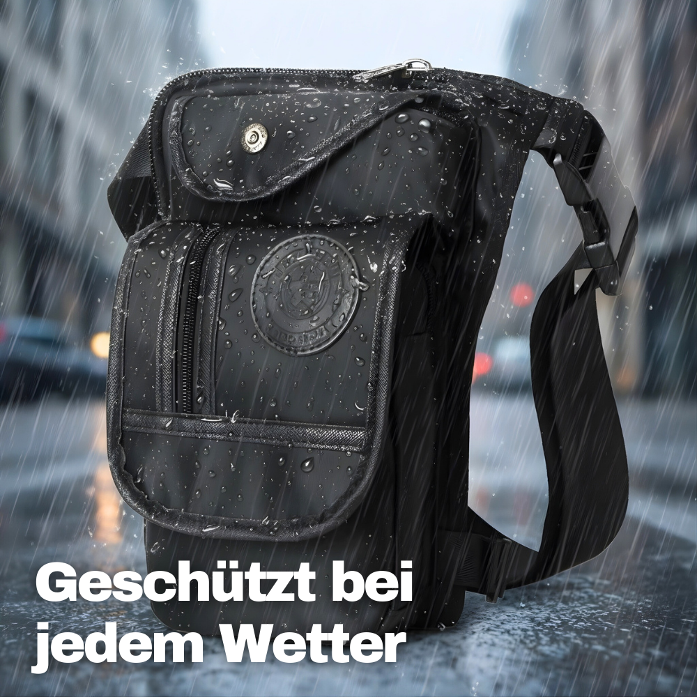 Motorrad-Beintasche – Körpernah. Beweglich. Jederzeit griffbereit.