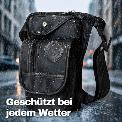 Motorrad-Beintasche – wetterfest, körpernah und beweglich, schützt deine Sachen bei Regen und jeder Tour