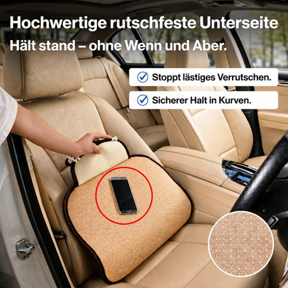 Plüsch-Autositzbezug für Herbst & Winter – rutschfest, warm und sicher fixiert für stabilen Halt in jeder Kurve