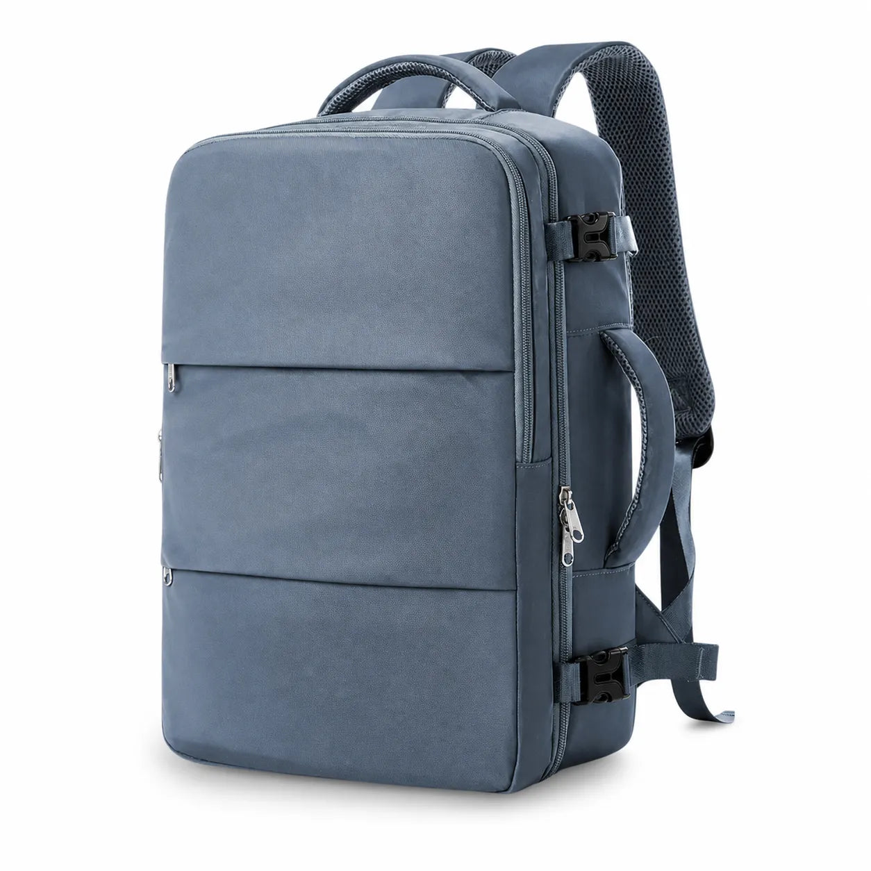 Reiserucksack 40x30x20 cm kabinentauglich in Grau – kompakter Handgepäck Rucksack für Flugreisen, Kurztrips und Alltag