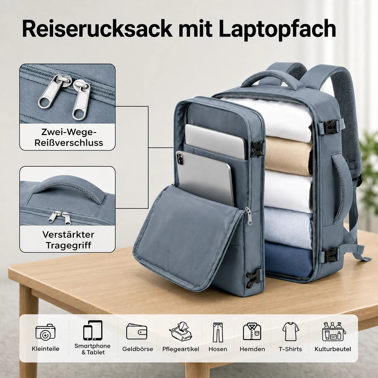 Reiserucksack mit Laptopfach günstig kaufen – FAHRFREUDE24