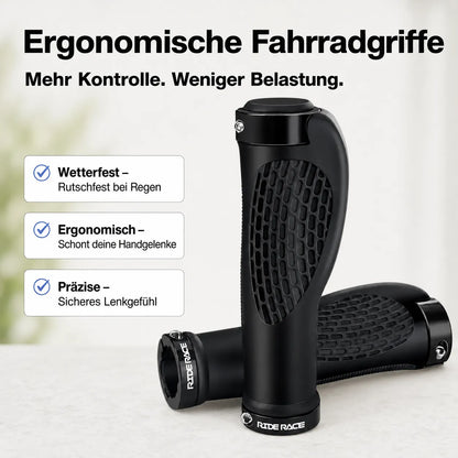Ergonomische Fahrradgriffe – wetterfest, präzise & handgelenkschonend für mehr Kontrolle und weniger Belastung