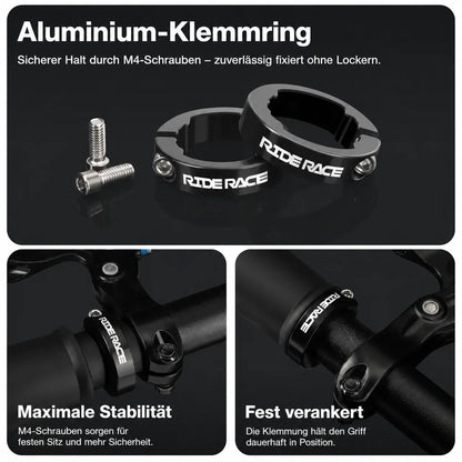 Ergonomische Fahrradgriffe mit Aluminium-Klemmring – maximale Stabilität, mehr Kontrolle & weniger Belastung