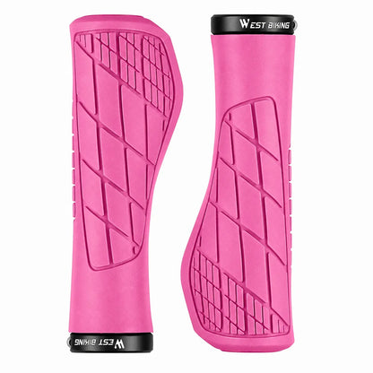 Ergonomische Fahrradgriffe in Rosa – rutschfest, druckentlastend für mehr Grip & weniger Schmerzen am Lenker